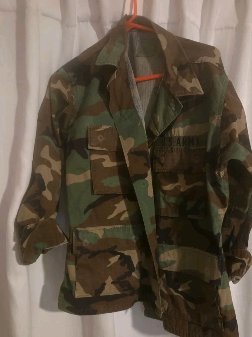 U.S. Army Woodland Camouflage Field Jacket - Green Brown Camo